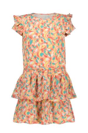 midi jurk oranje