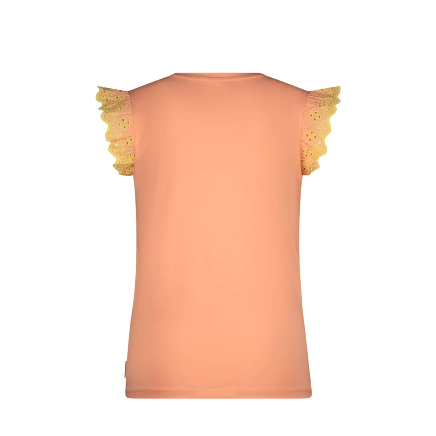 B.Nosy T-shirt oranje broderie