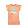B.Nosy T-shirt oranje broderie
