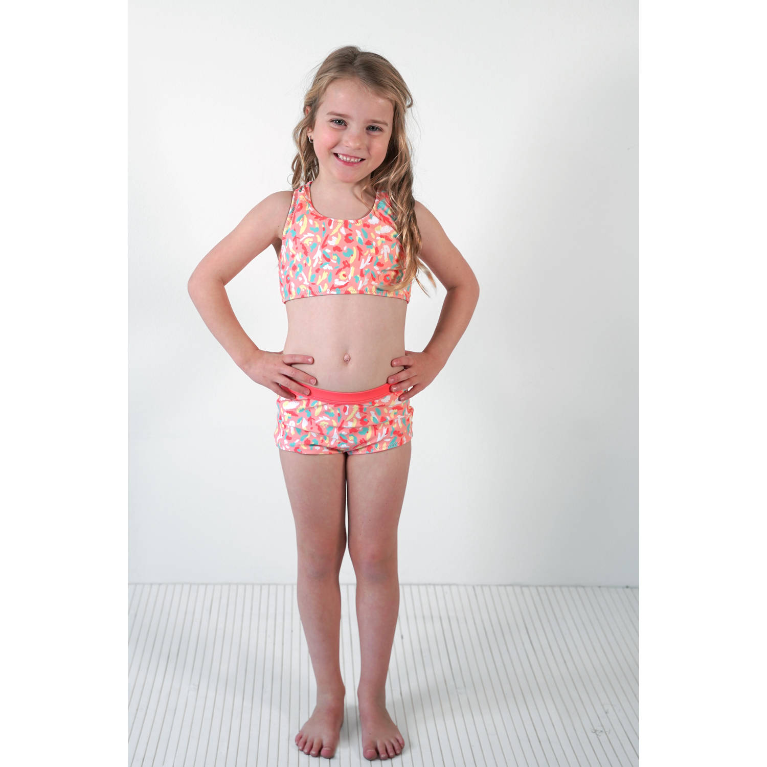 B.Nosy reversible bikini Winona oranje multicolor