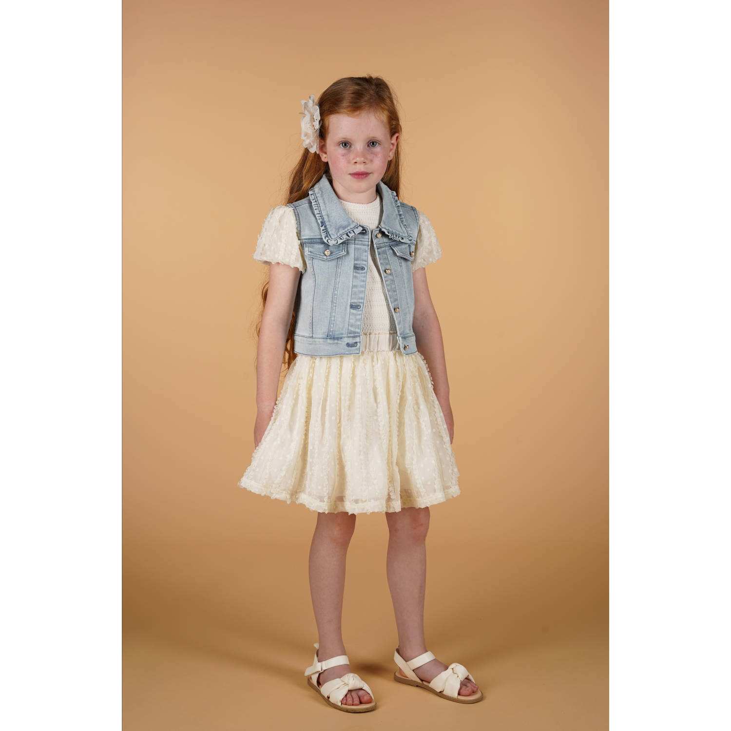 Le Chic gilet light blue denim