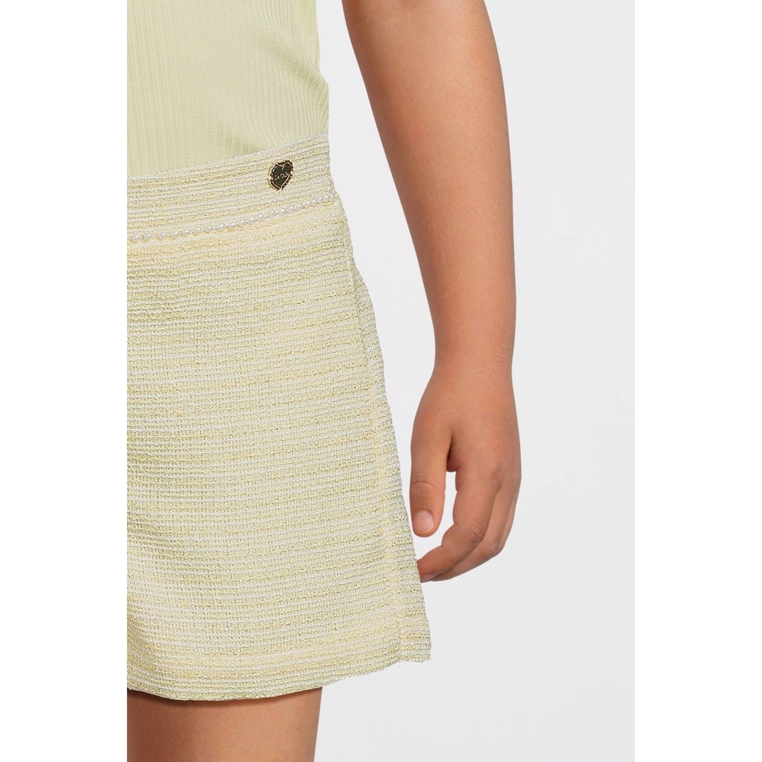 Le Chic regular casual short geel