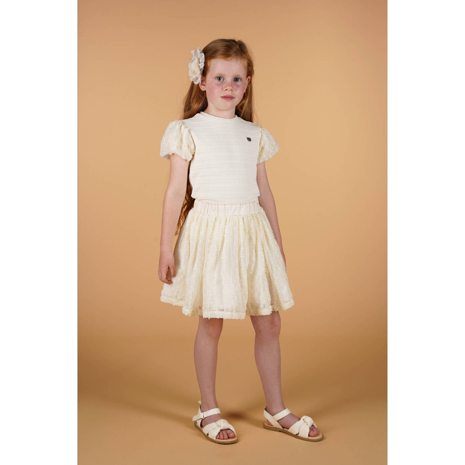 Le Chic A-lijn rok ecru
