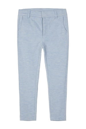 slim casual broek lichtblauw