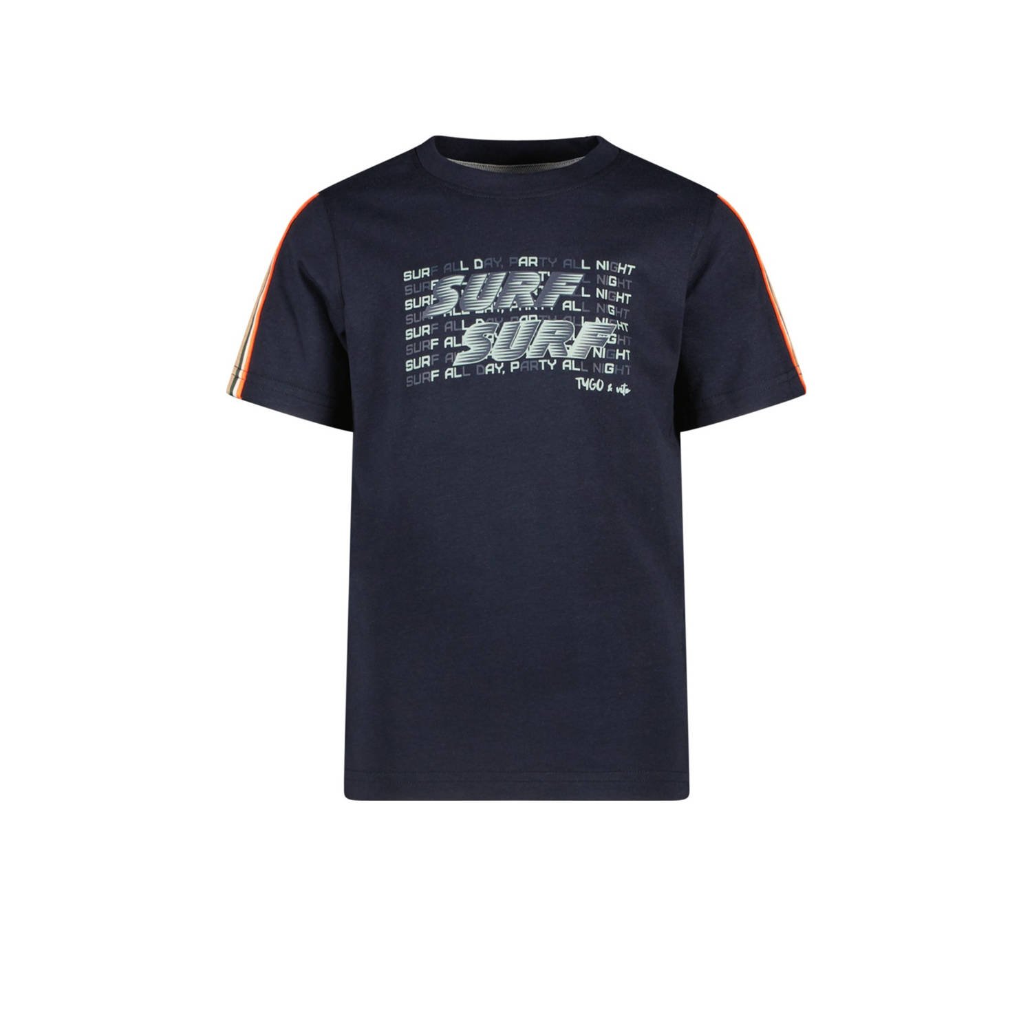 TYGO & vito T-shirt donkerblauw