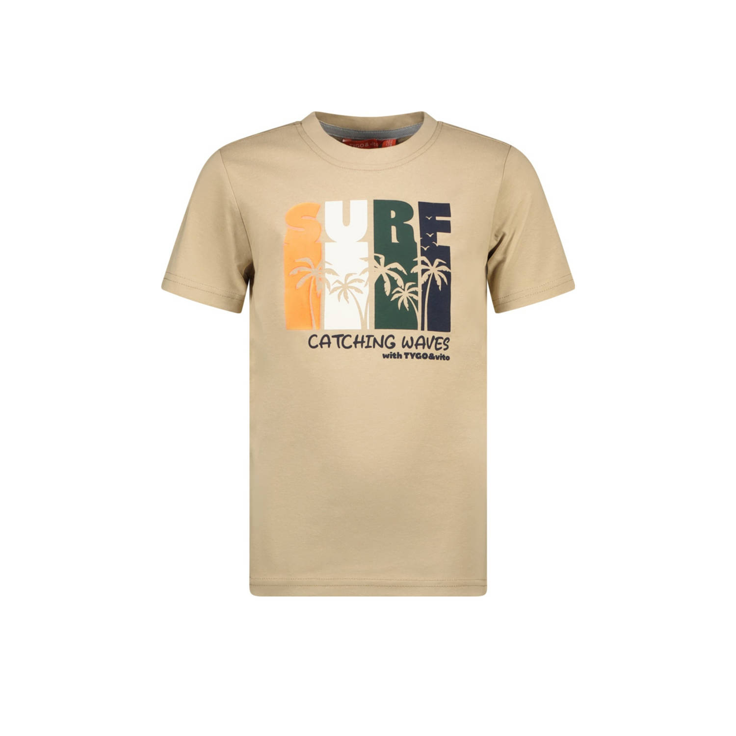 TYGO & vito T-shirt zand