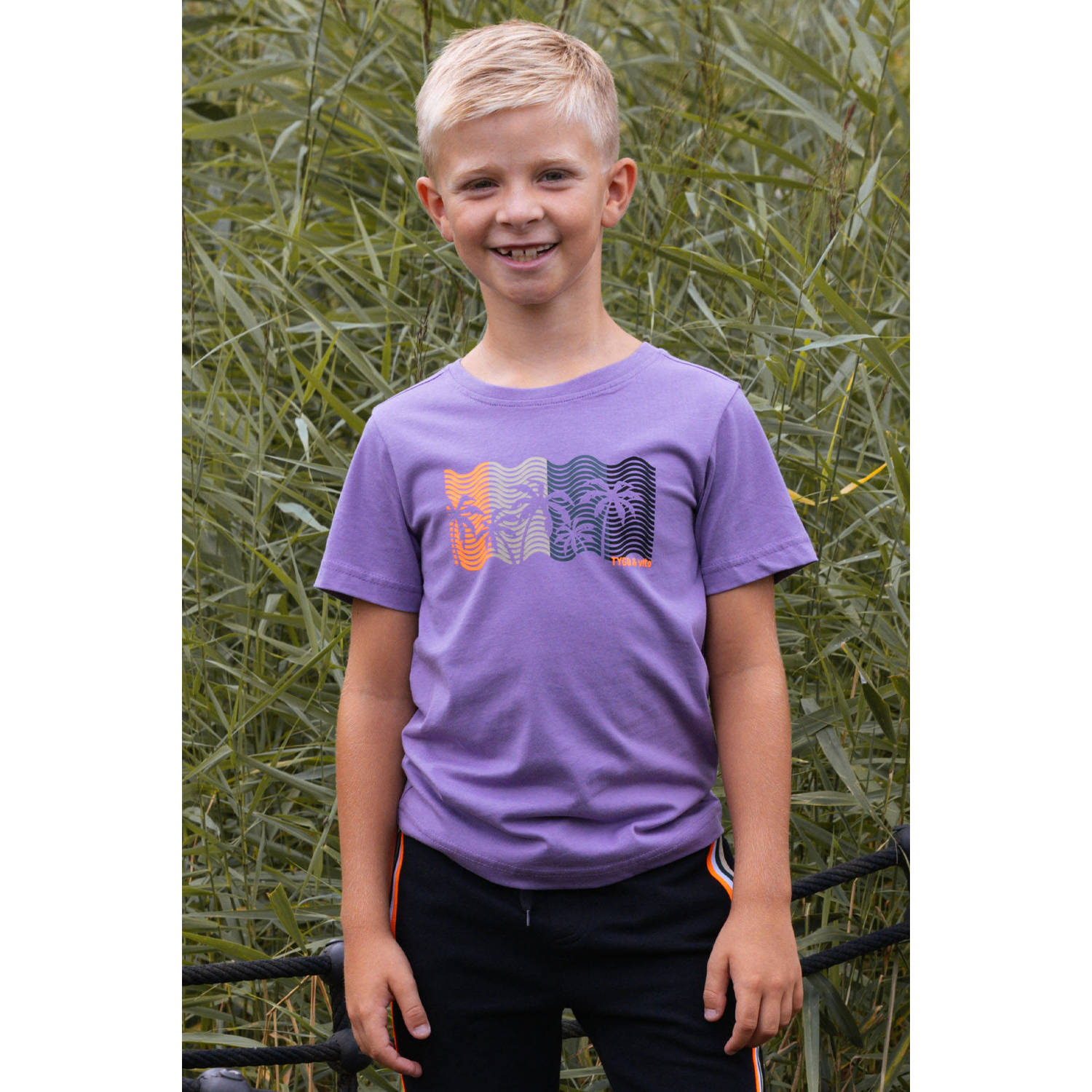 TYGO & vito T-shirt paars