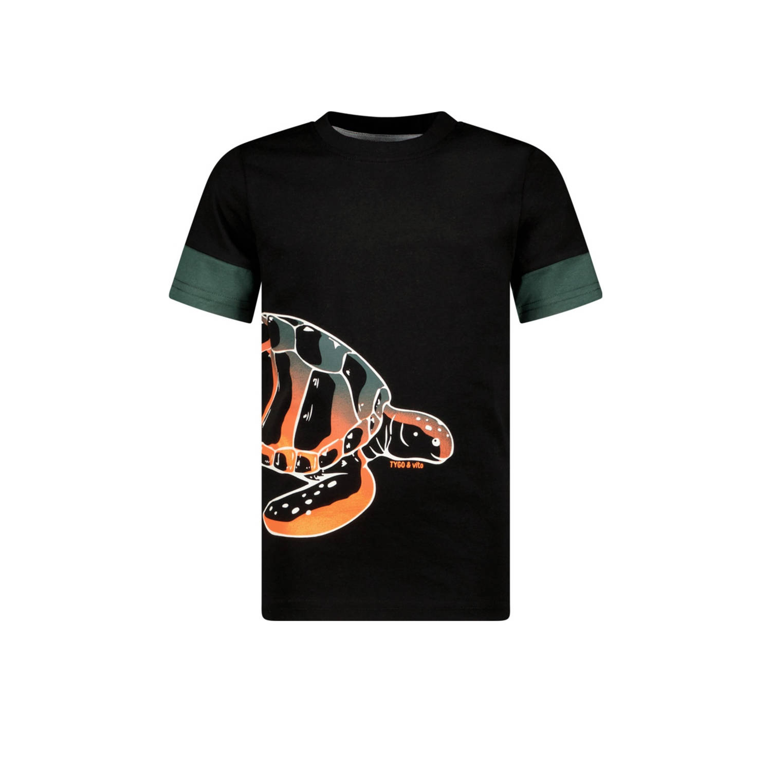 TYGO & vito T-shirt zwart