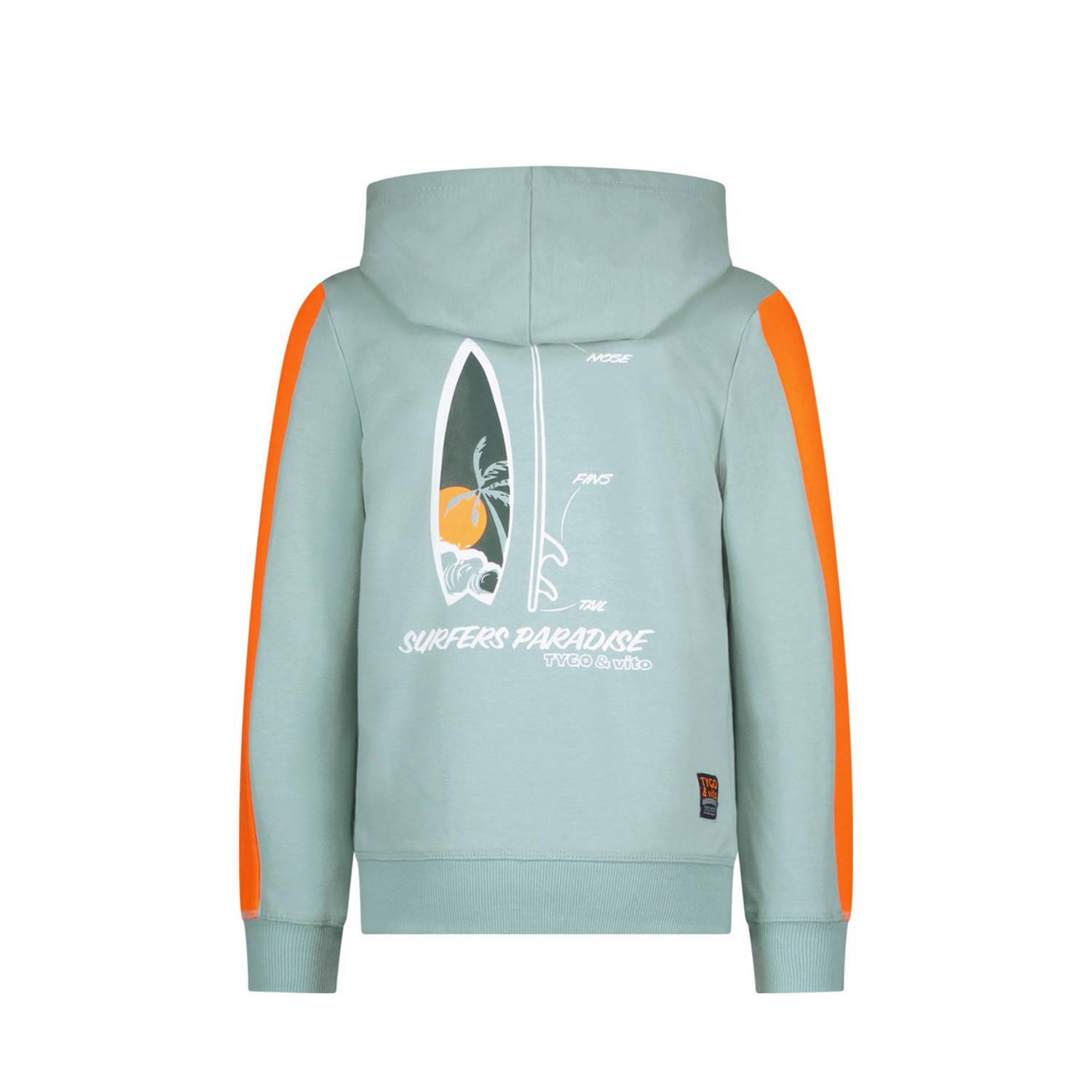TYGO & vito hoodie lichtgroen