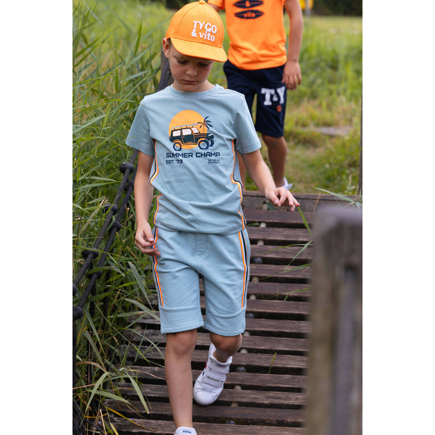 TYGO & vito sweatshort lichtgroen
