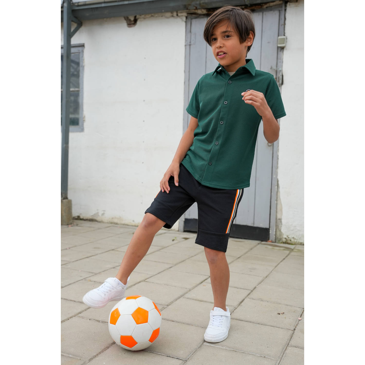 TYGO & vito sweatshort zwart