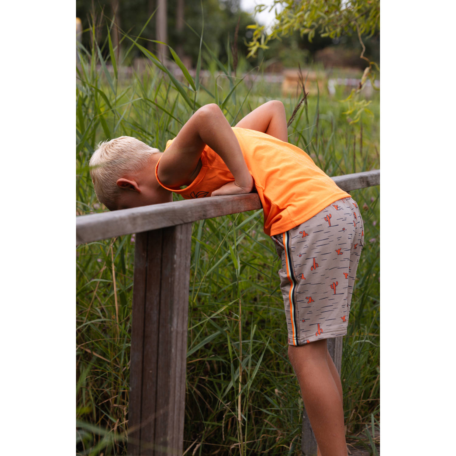 TYGO & vito sweatshort zand