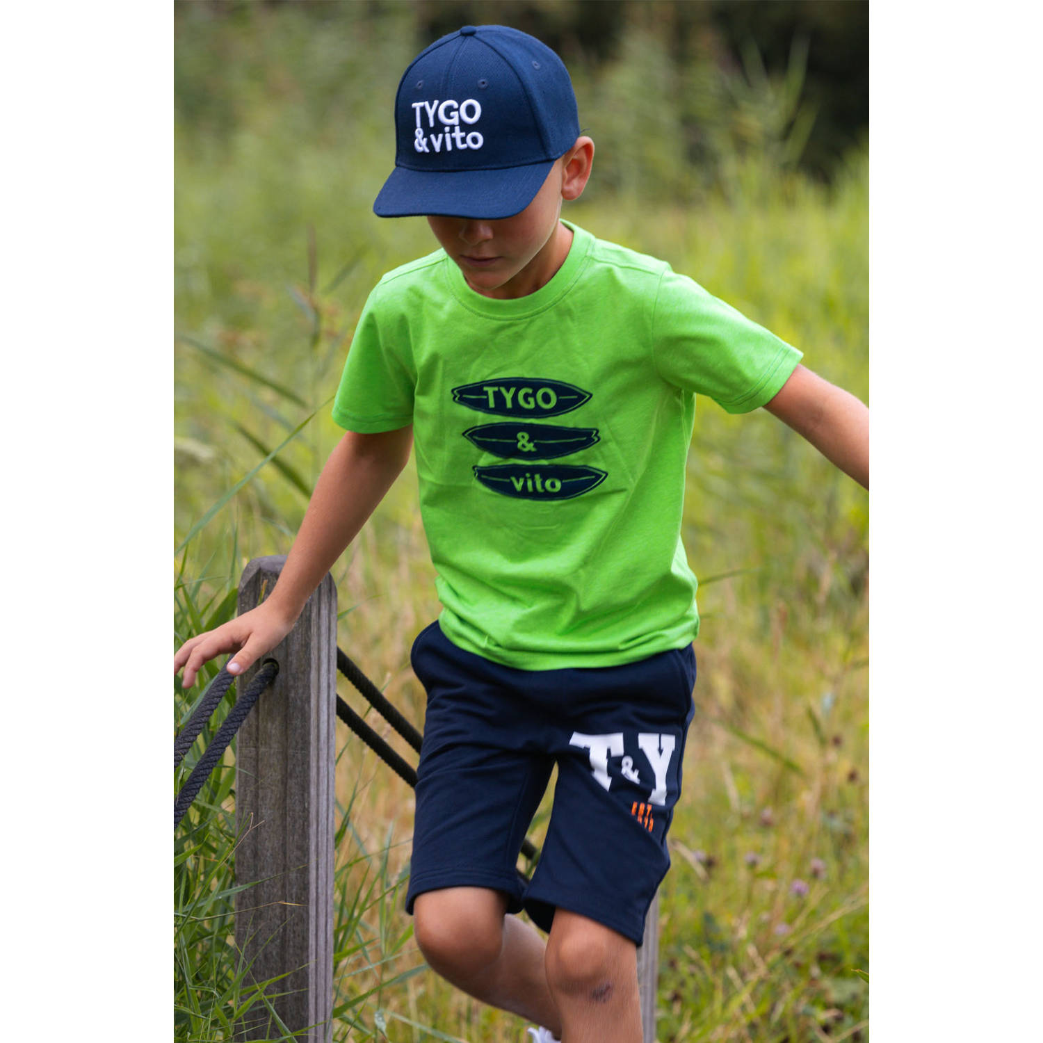 TYGO & vito T-shirt groen