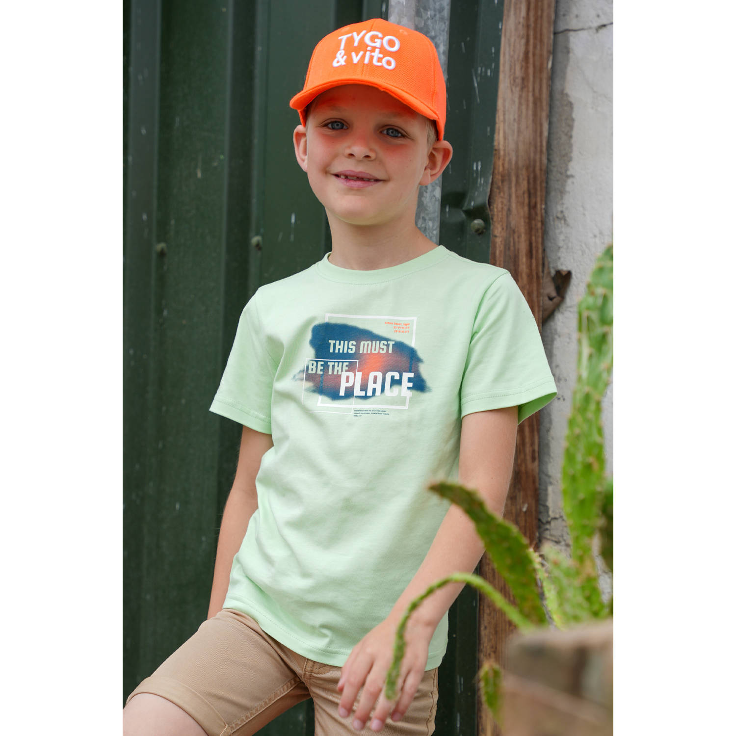 TYGO & vito T-shirt lichtgroen