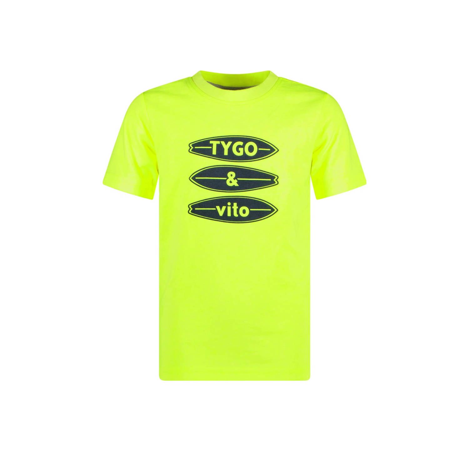 TYGO & vito T-shirt geel