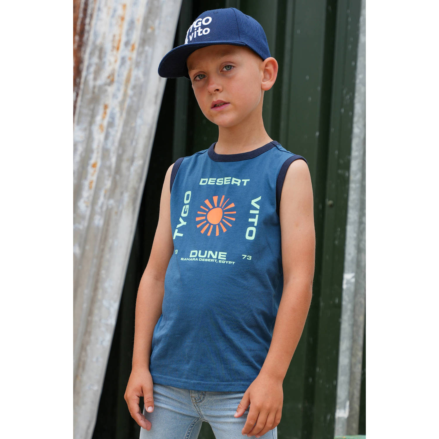 TYGO & vito singlet zeeblauw