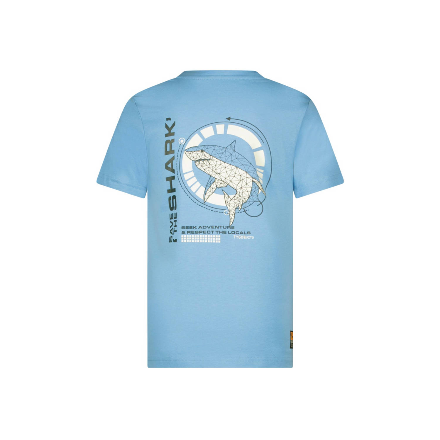 TYGO & vito T-shirt lichtblauw