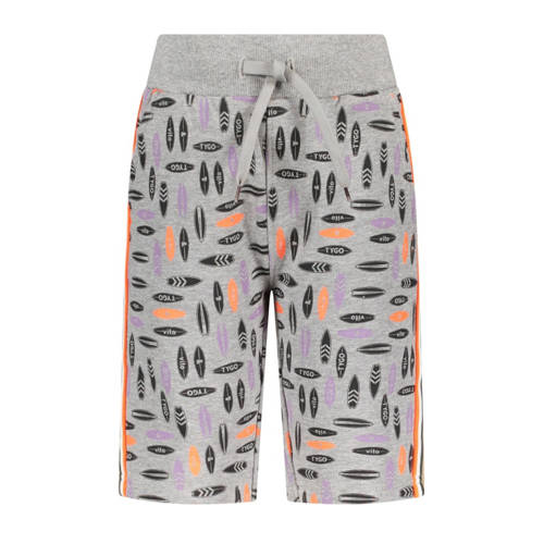 TYGO & vito sweatshort grijs melange afbeelding