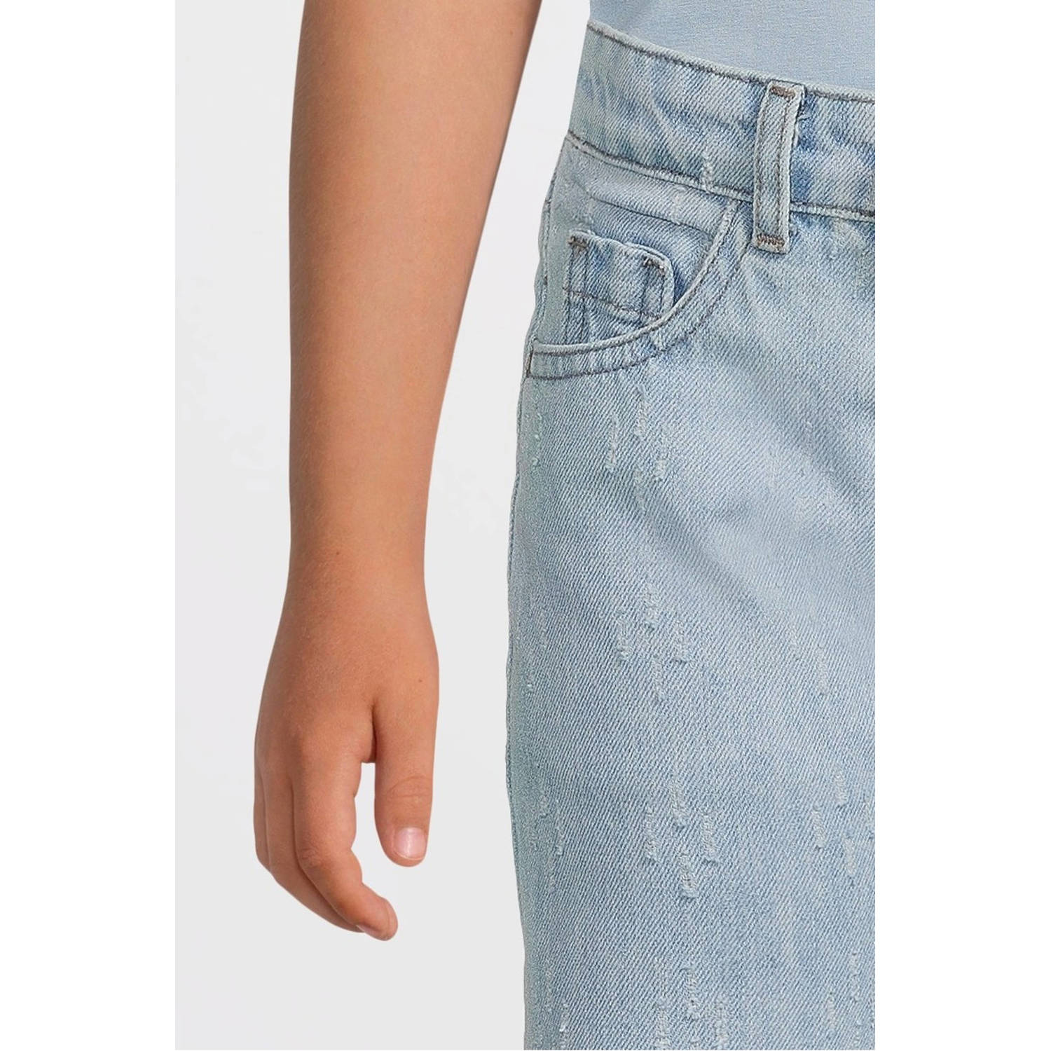 LEVV regular waist regular fit jeans light blue denim