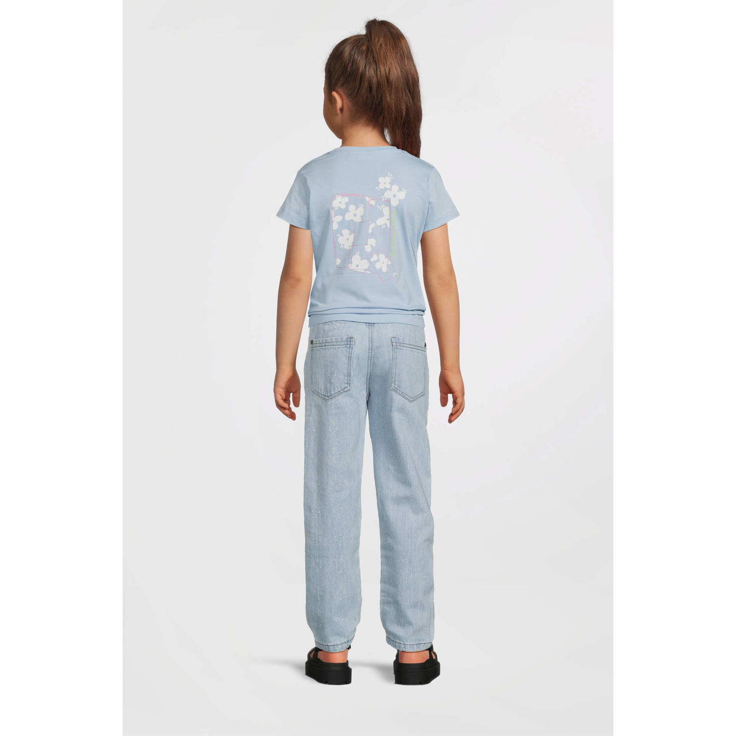 LEVV regular waist regular fit jeans light blue denim