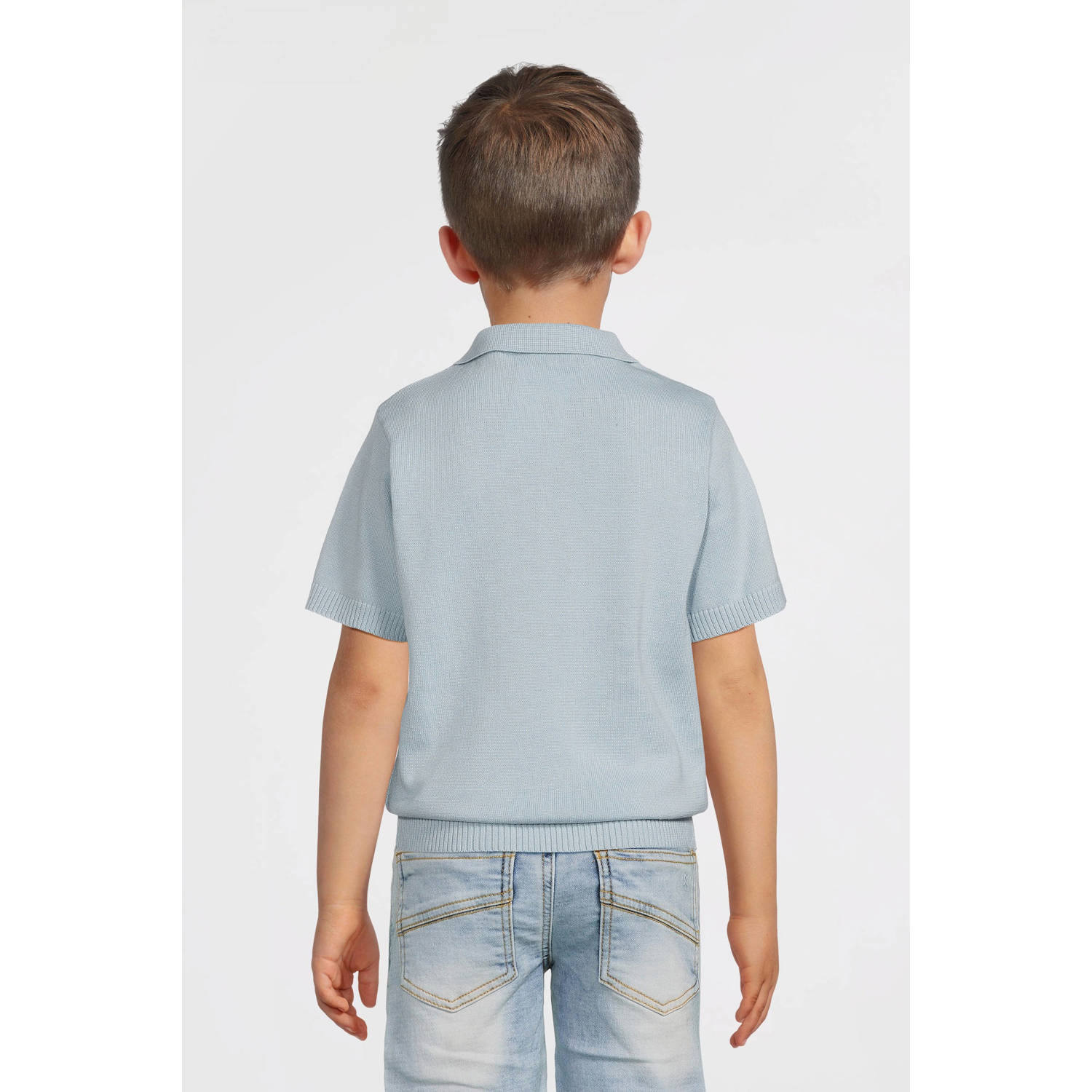 LEVV polo blauw