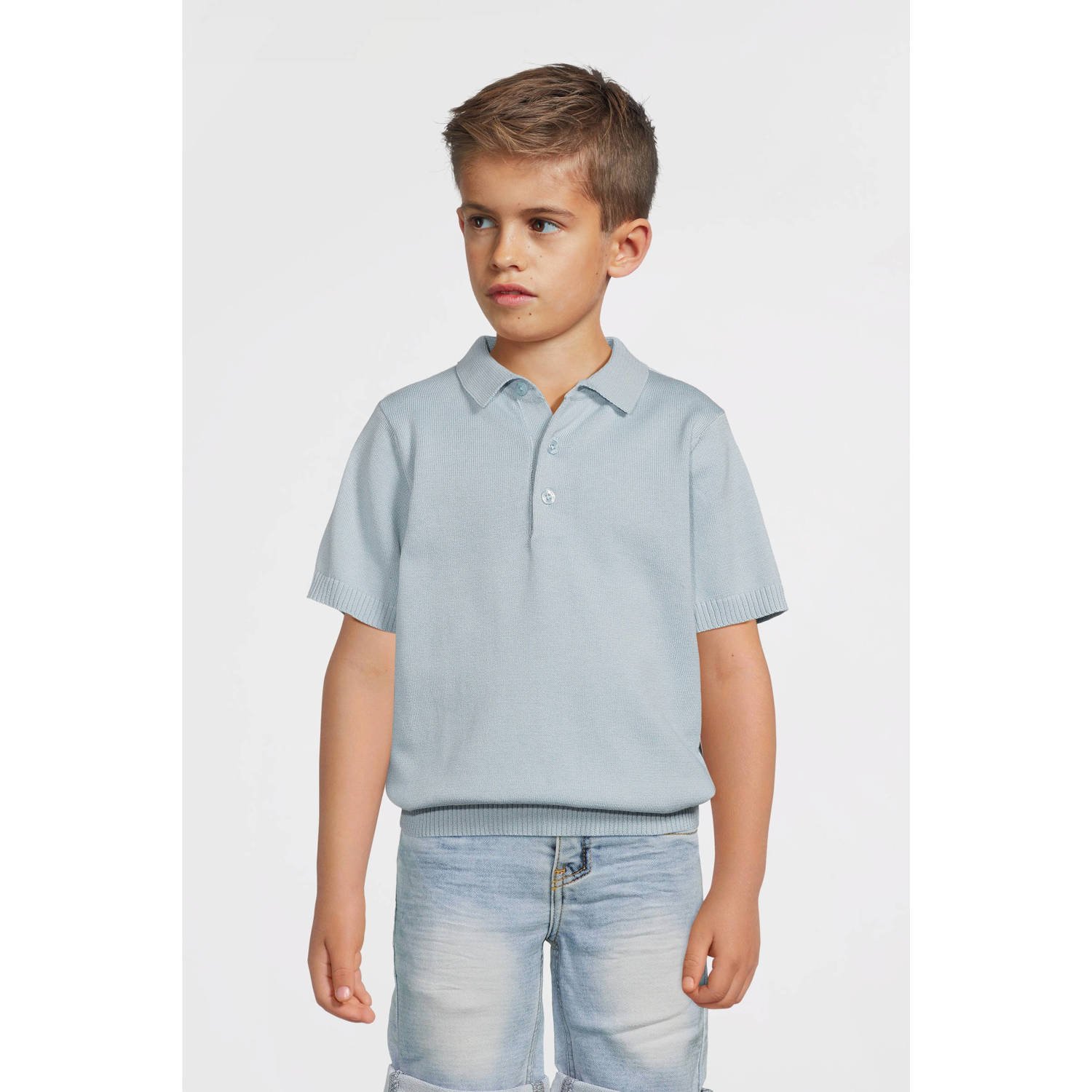 LEVV polo blauw