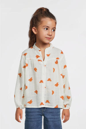 blouse oranje