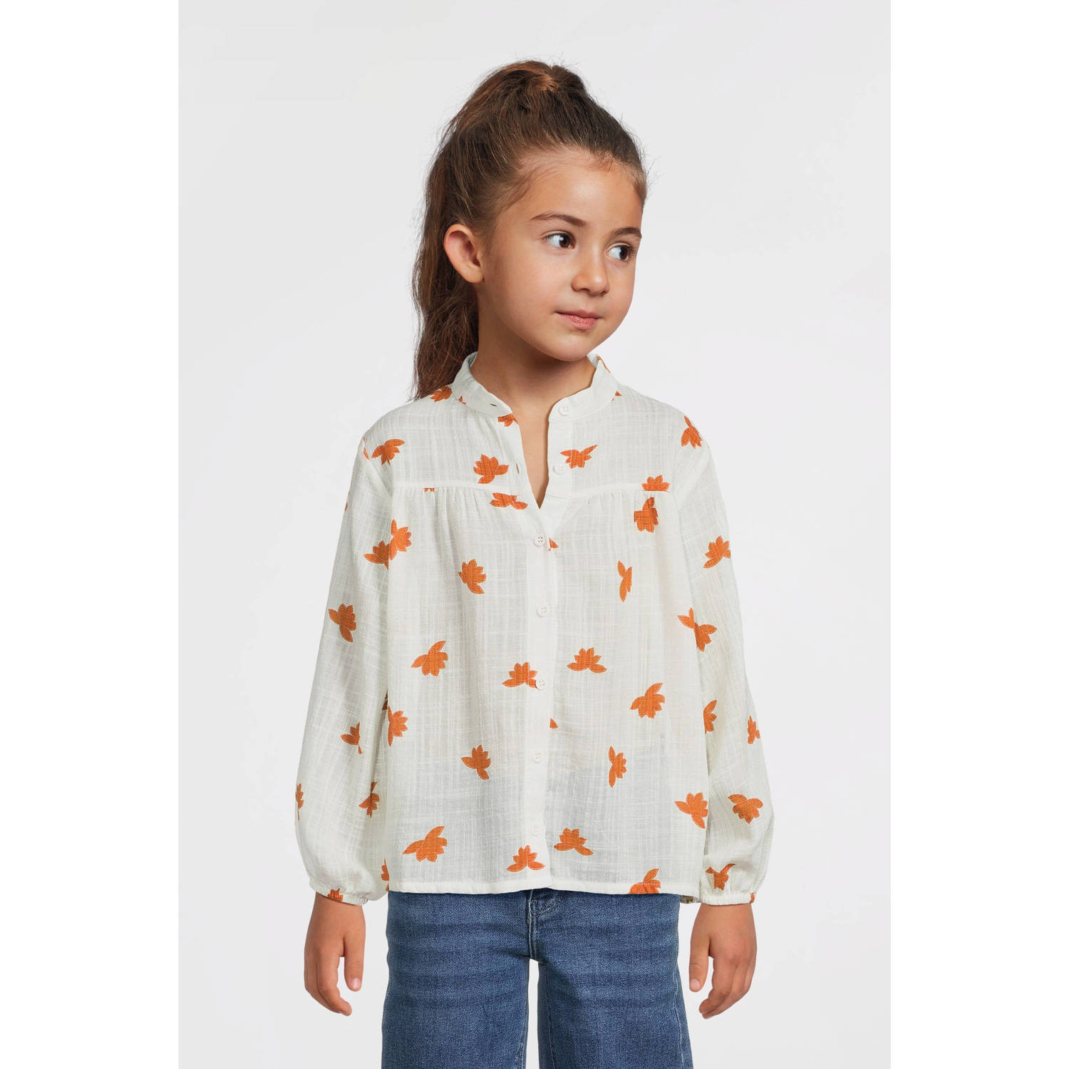 LEVV blouse oranje