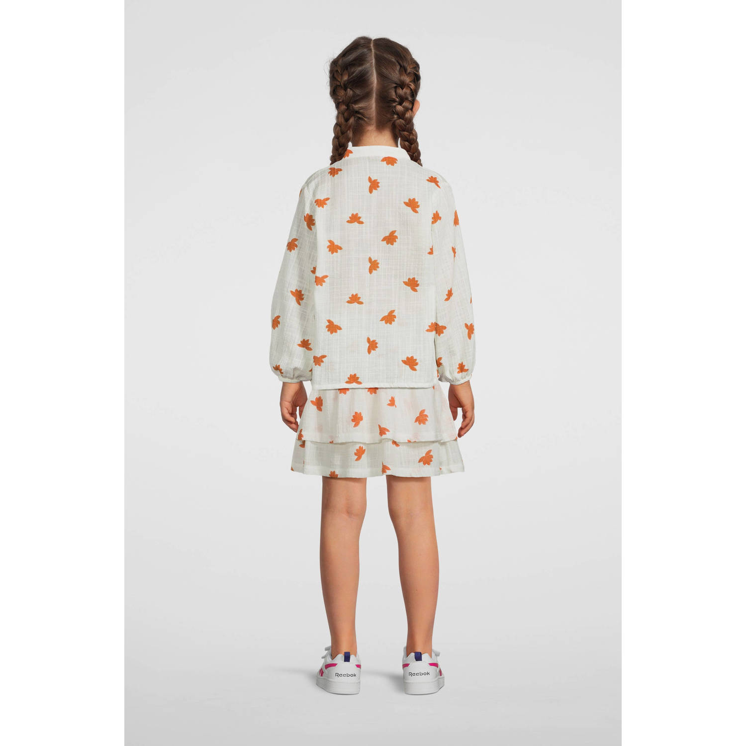 LEVV strokenrok oranje