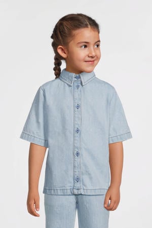 overhemd light blue denim