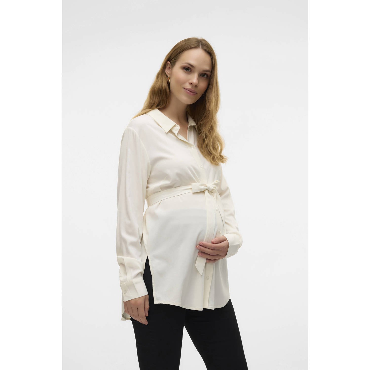 MAMALICIOUS zwangerschaps- en voedings blouse wit