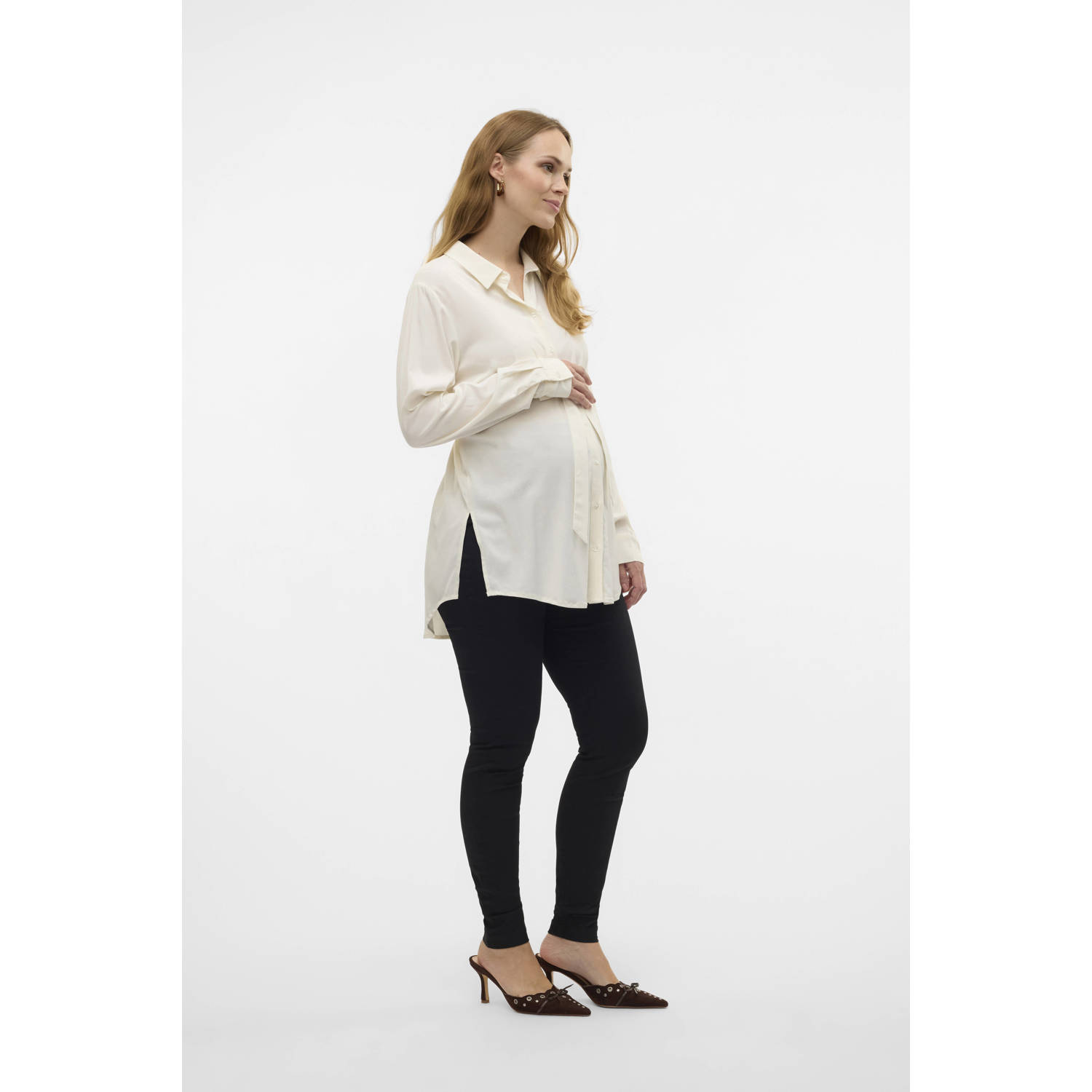 MAMALICIOUS zwangerschaps- en voedings blouse wit