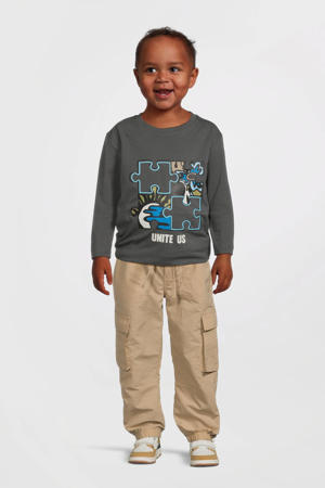 regular cargo broek kaki