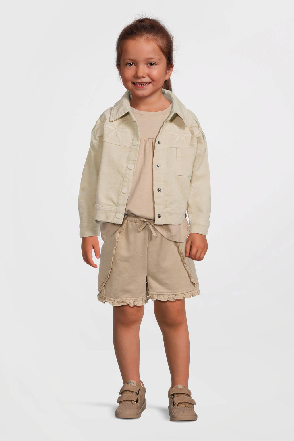 LEVV Little spijkerjas ecru