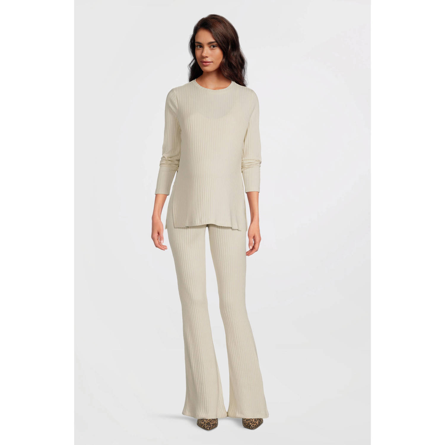 MAMALICIOUS zwangerschaps longsleeve ecru