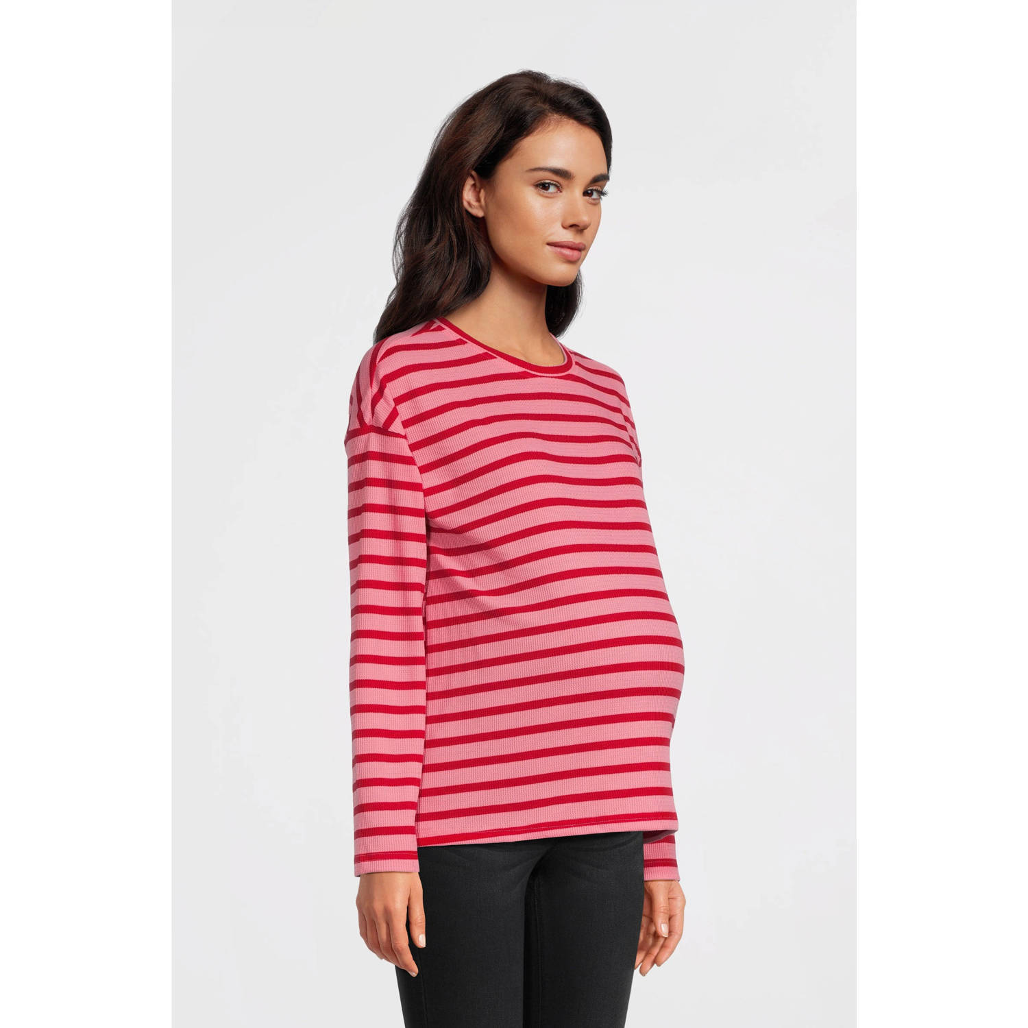 MAMALICIOUS zwangerschaps longsleeve roze