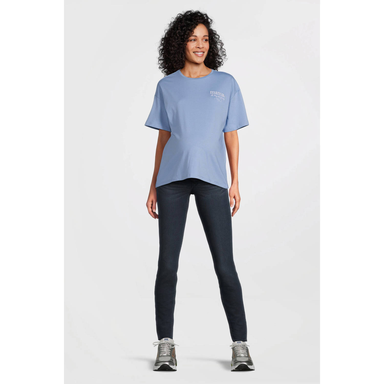 MAMALICIOUS zwangerschapsshirt MLFERIDA blauw