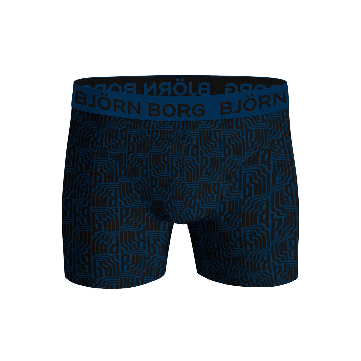 Björn Borg boxershort set van 3 zwart donkerblauw rood