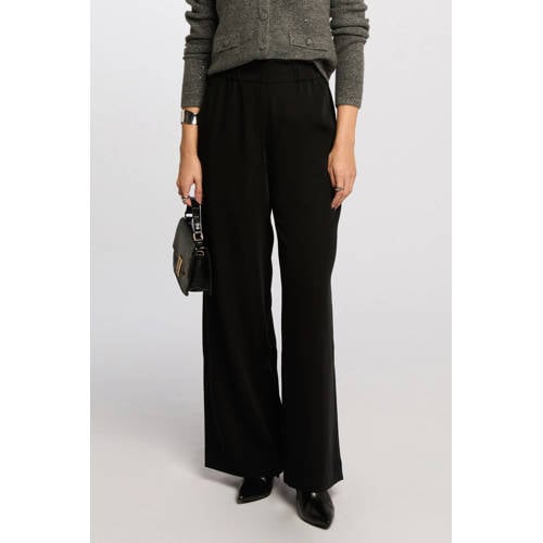 Morgan wide leg high waist pantalon zwart afbeelding