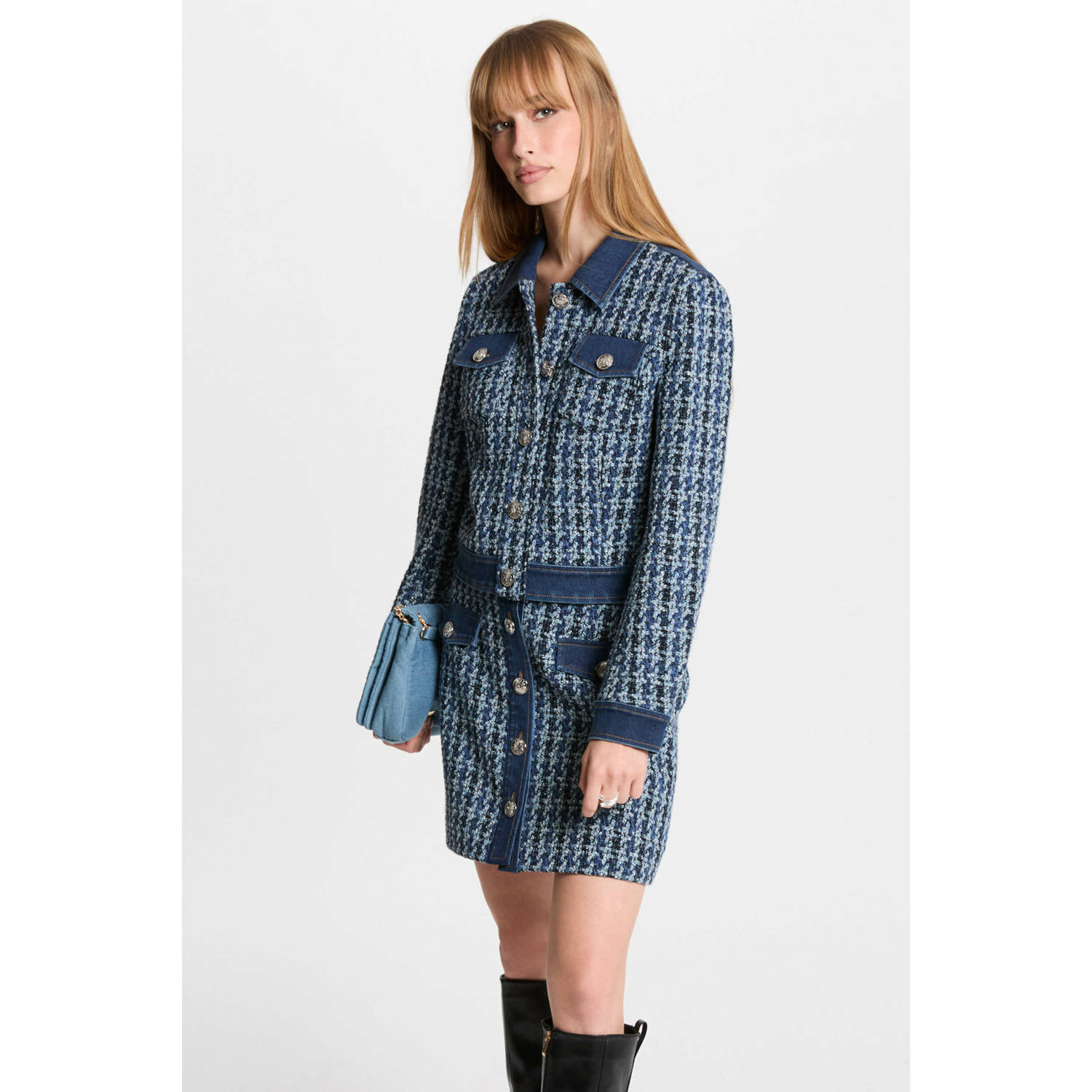 Morgan spijkerjas blauw