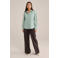 WE Fashion gestreepte blouse groen
