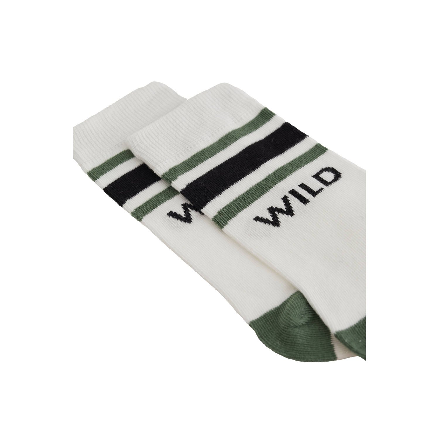 WE Fashion sokken wit groen