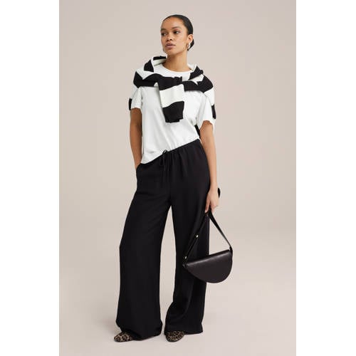 WE Fashion crossbody tas zwart afbeelding