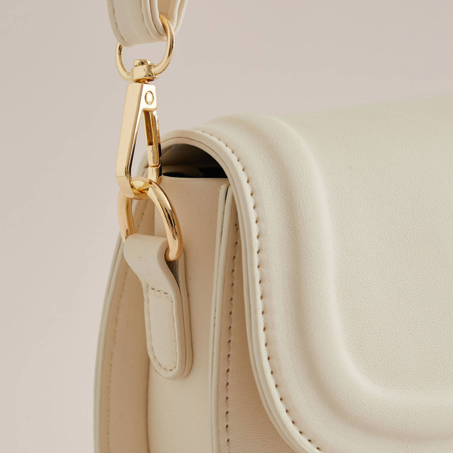 WE Fashion crossbody tas beige