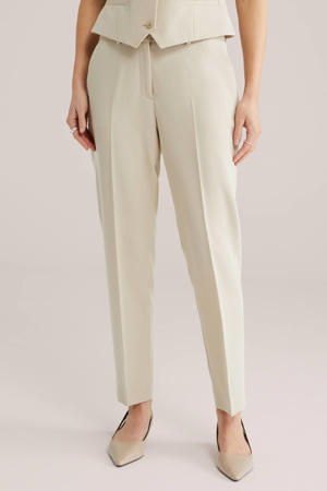 tapered regular waist pantalon
