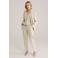 WE Fashion slim fit broek - zand