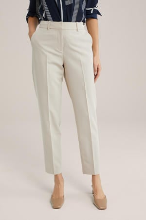 tapered regular waist pantalon