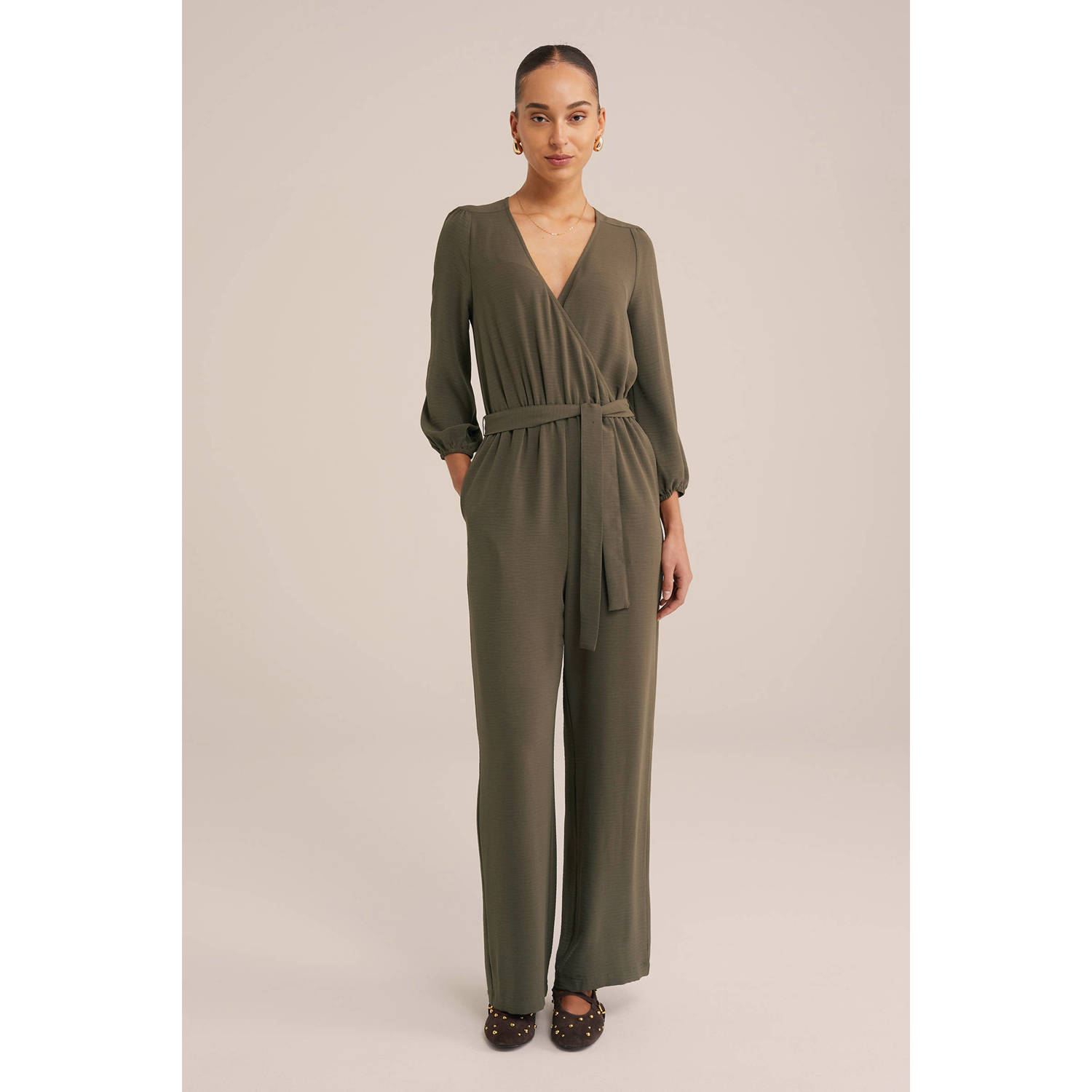 WE Fashion jumpsuit kaki
