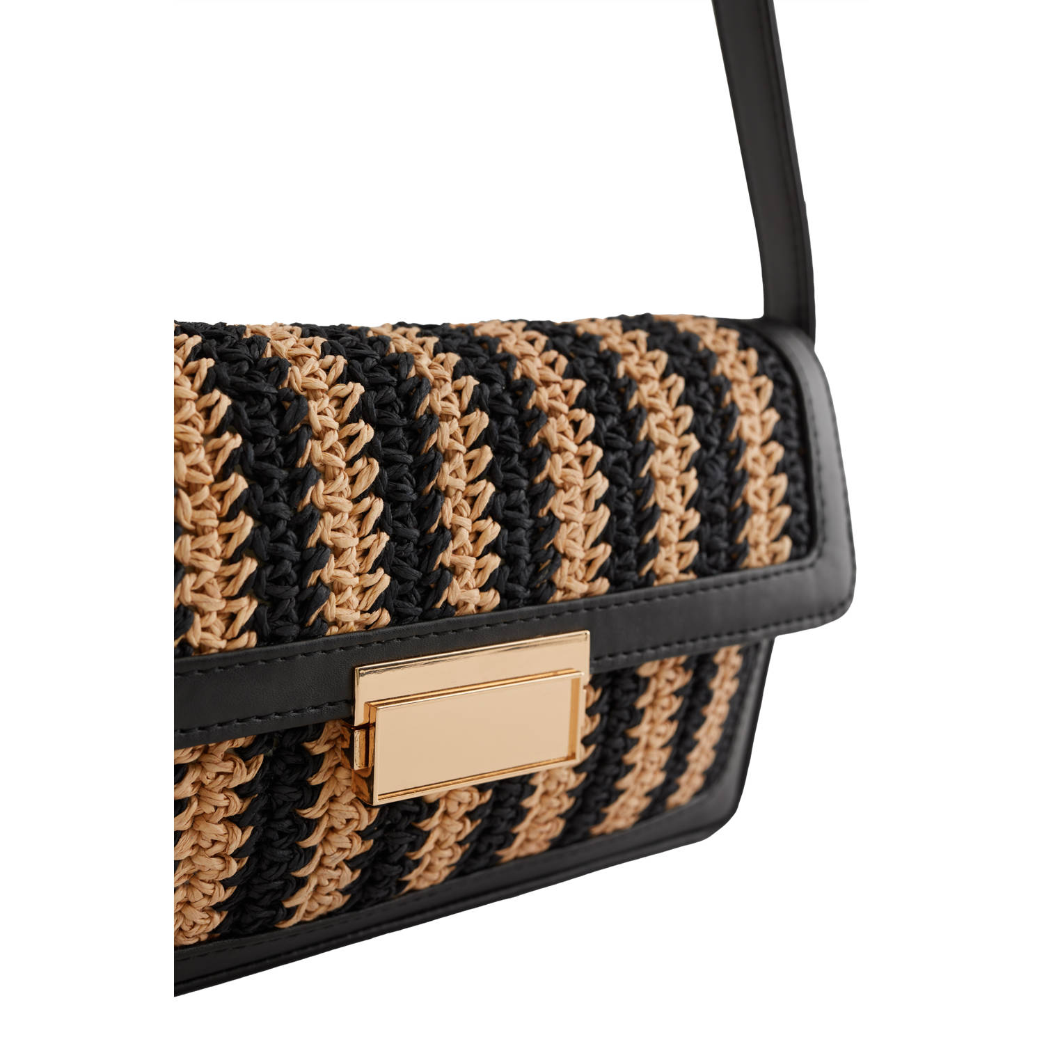 WE Fashion schoudertas zwart