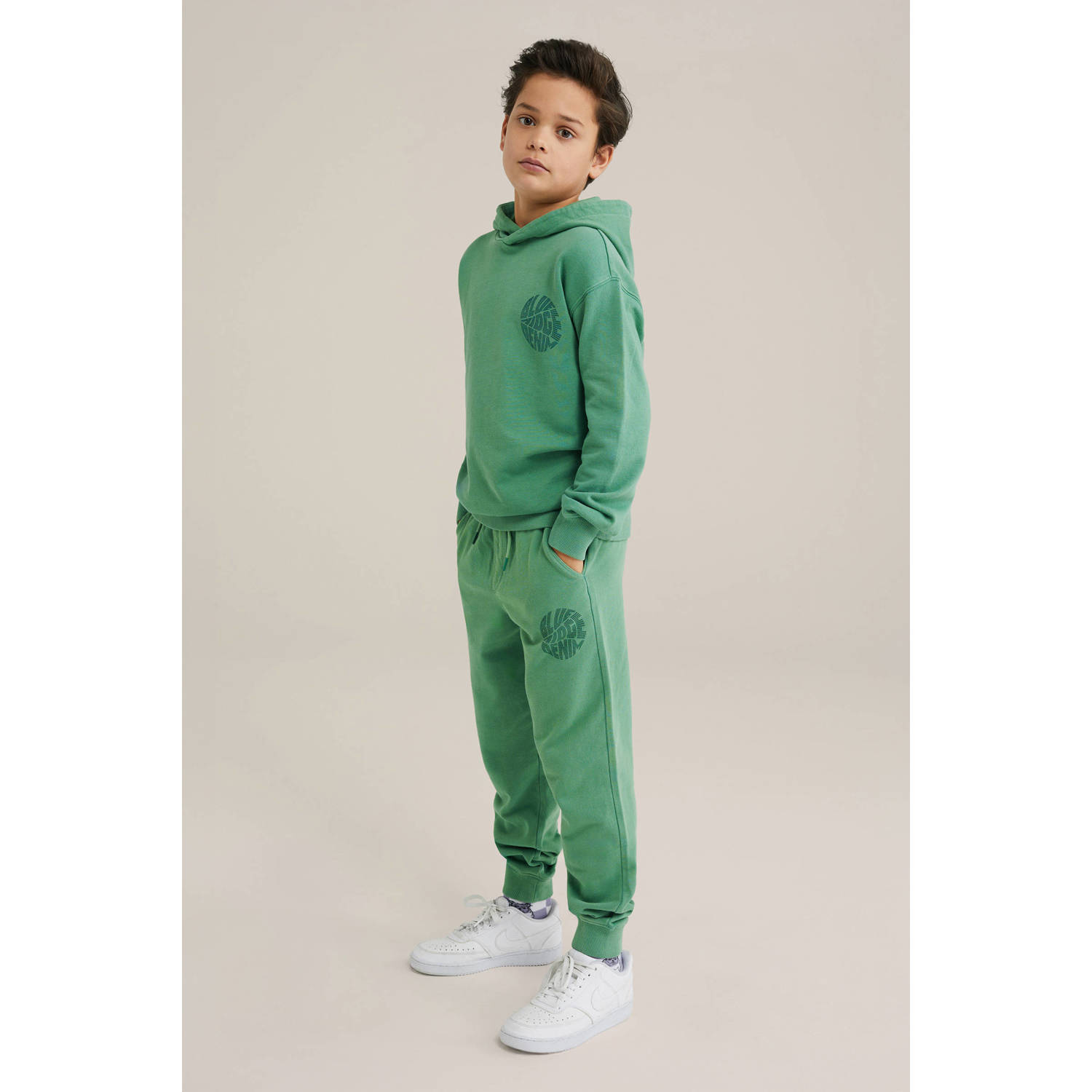 WE Fashion Blue Ridge sweater groen